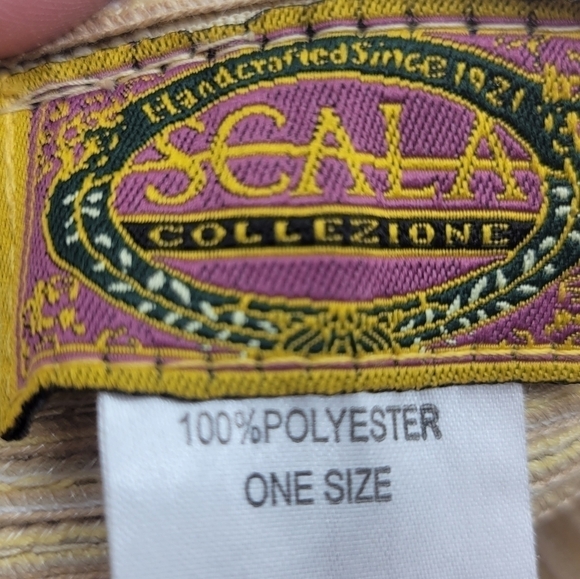 Scala poly straw hat one size main image 6
